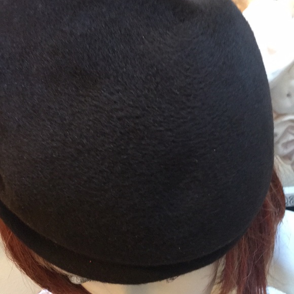 Vintage Brown Felt hat 1940s Cloche Stunning - Picture 7 of 8